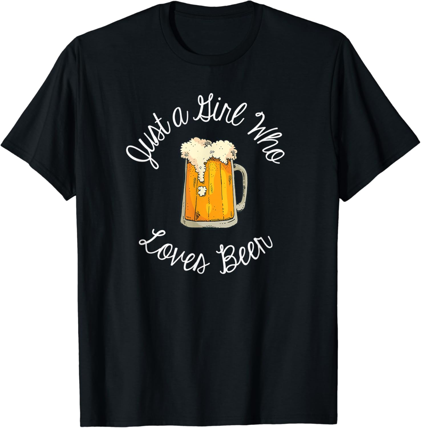 Just A Girl Who Loves Beer Funny for Craft Beer Lover TShirt Amazon